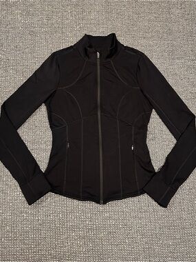 Fabletics Black Zip-Up Jacket